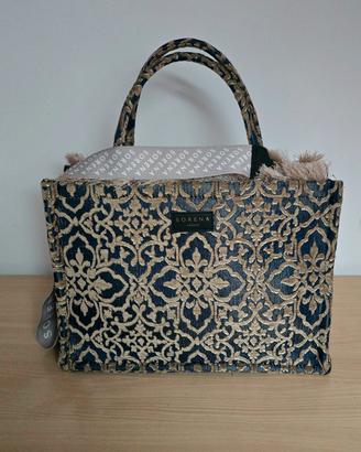 borsa velluto arabescata