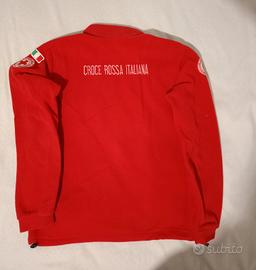 felpa croce rossa italiana 
