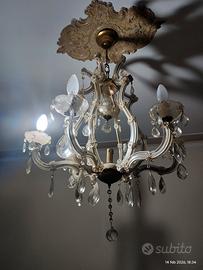 Lampadario di murano a gocce 