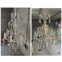 2 lampadari in cristallo marca “sia”