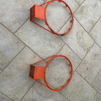 2 cerchi per canestro da basket taglia standard