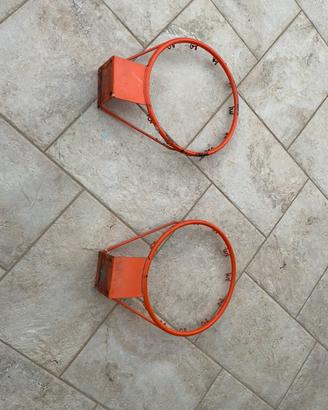 2 cerchi per canestro da basket taglia standard