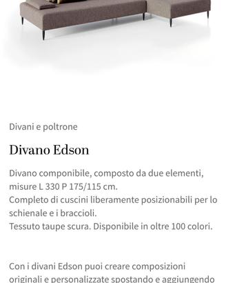 divano Edson Ricci Casa