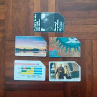 Lotto schede telefoniche fine anni '90