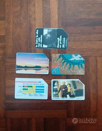 Lotto schede telefoniche fine anni '90