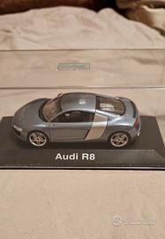 Modellino Audi R8 silver  1:43 produttore Schuco