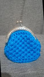 portamonete in cordino con chiusura clic clac