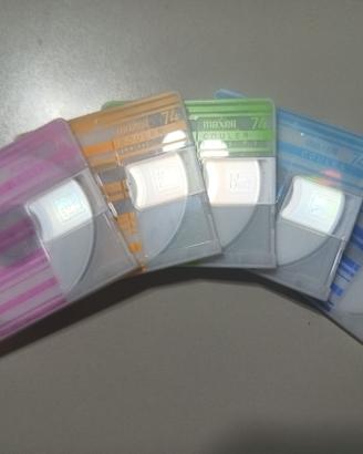 Lotto 4, n.5 minidisc Maxell Colour 74