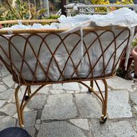 Culla vintage in bamboo