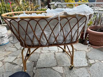 Culla vintage in bamboo