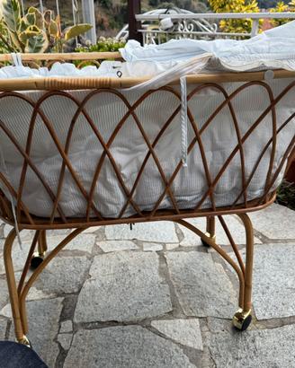 Culla vintage in bamboo