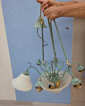 Lampadario in ferro