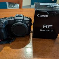 Canon EOS RP  con obbiettivo RF50mm F1.8 STM