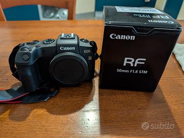 Canon EOS RP  con obbiettivo RF50mm F1.8 STM