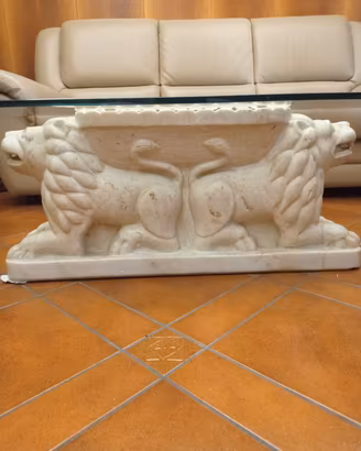 capitello con vetro in cristallo 