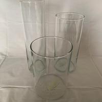 Tris di vasi in vetro marchiati ikea