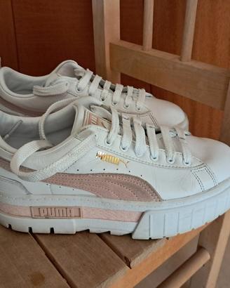 puma Mayze Lth Wn's n. 36 white rose metallic gold