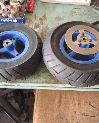 ruote minimoto come nuove