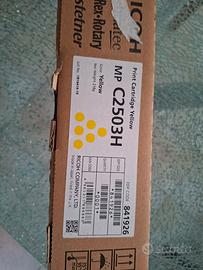 Toner Ricoh MP C2503 giallo nuovo 