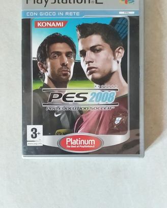 Pro Evolution Soccer PES 2008 ps2 platinum