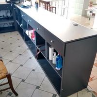 bancone cassa negozio sconponibile