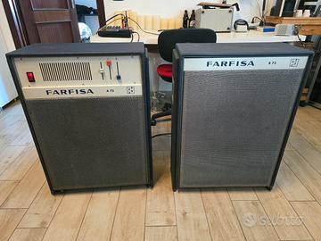 coppia Altoparlanti Farfisa A73b attivi