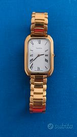 Orologio Vetta "tank" placcato oro
