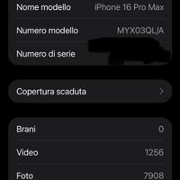 Iphone 16 pro max 512