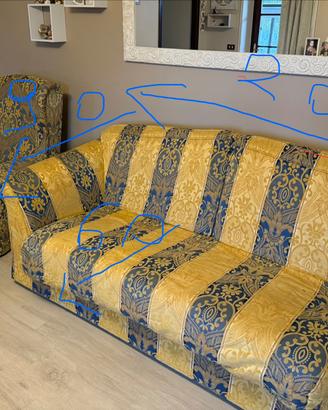 Divano letto + poltrona