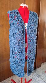 Gilet in pizzo irlandese