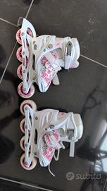 Pattini in linea da bambina, taglia regolabile