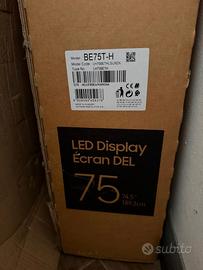 Samsung 75” 4K UHD BE75T-H Smart TV – Nuova imball
