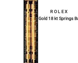 ROLEX , gold spring bar