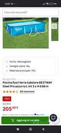 piscina 3x2 con motore
