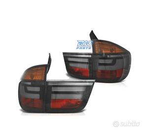 FANALI BMW X5 E70 07-10 LED LIGHT BAR FUMÉ