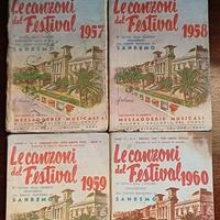 Le Canzoni del Festival di Sanremo 1957-58-59-60.