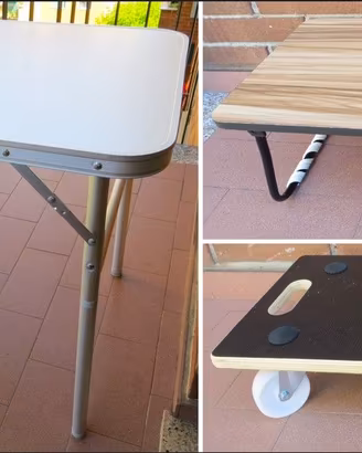 Tavolo pieghevole,vassoio x PC,carrello traslochi