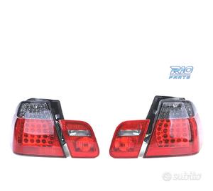 FANALI A LED BMW E46 98-01 ROSSO SCURO LOOK M3