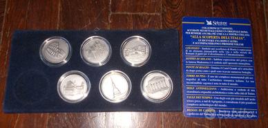 COLLEZIONE 6 MONETE ALLA SCOPERTA DELL'ITALIA