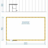cella frigo TN filopavimento 800X1347cm h450