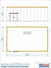 cella frigo TN filopavimento 800X1347cm h450