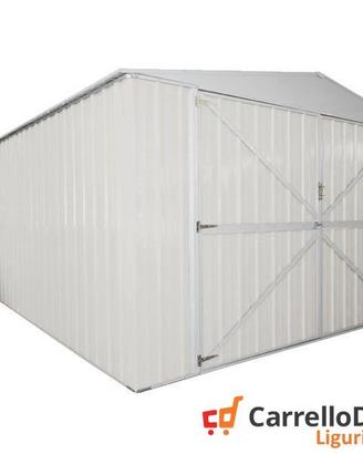 Box auto in Acciaio lamiera 360x514cm 18mq bianco
