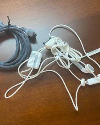 Cavo usb e auricolari Nokia vecchio modello