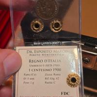 1 centesimi 1900 FDC
