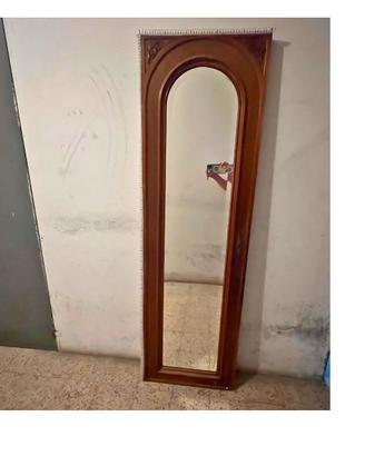 Specchio intero legno ad arco da terra/parete