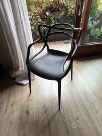 4 sedie Kartell/Masters nere