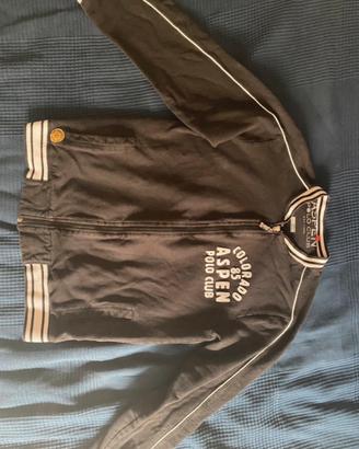 Felpa nera Aspen polo club