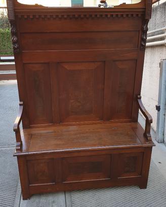 Cassapanca Impero con seduta inizi '900