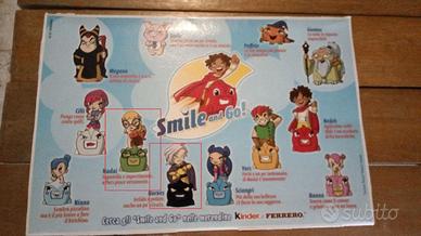 Lotto sorpresine Kinder "Smile and GO " - 10 perso