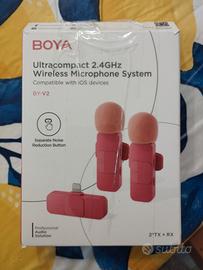 sistema di microfoni wireless Boya